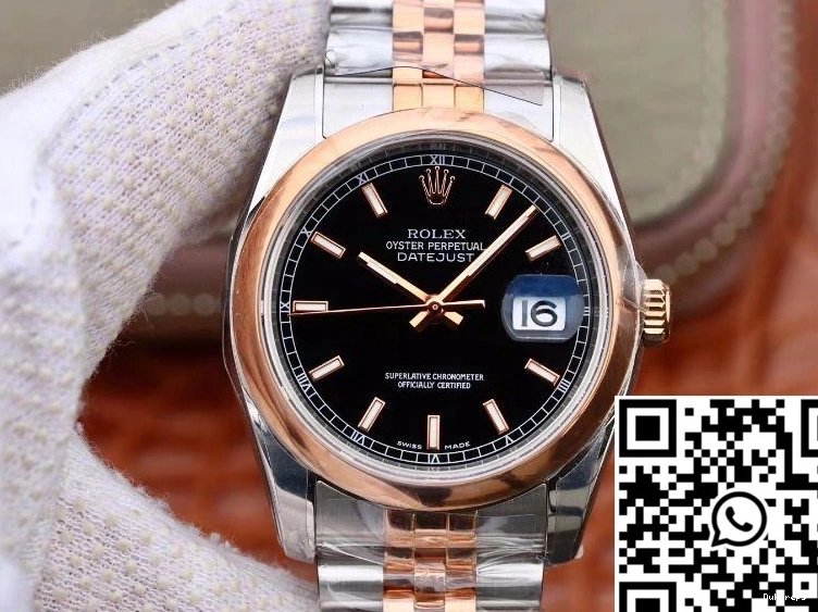 36MM Datejust 126201 Dial Factory AR Rolex 671 Black FastDry 0822